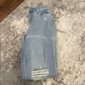 Light Blue Distressed Jeans